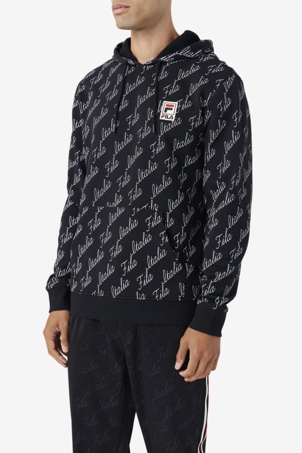 Black/Gardenia Nim Hoodie Fila UK