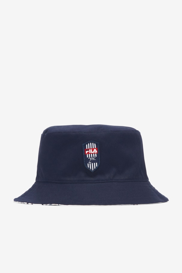 2Pac Hat Fila UK Navy/White