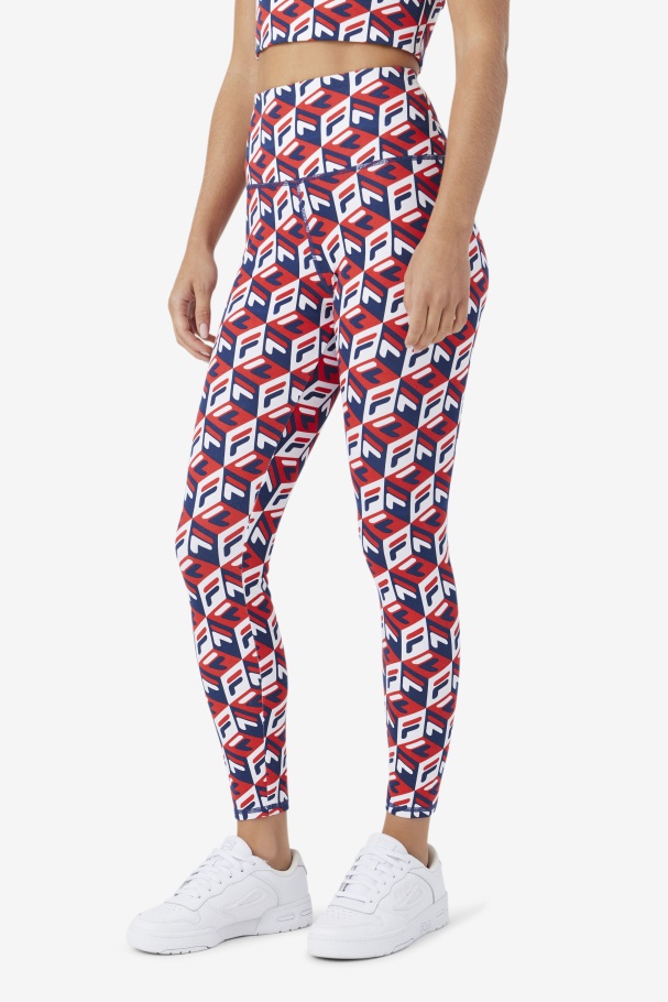 Fila UK Karteras 7/8 Tight Red/Navy/White