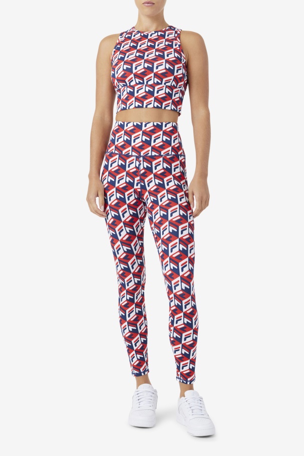 Fila UK Karteras 7/8 Tight Red/Navy/White