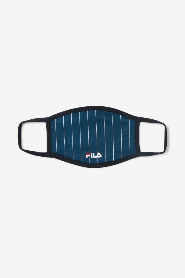 Fila UK Pin Stripe Cloth Face Mask Navy