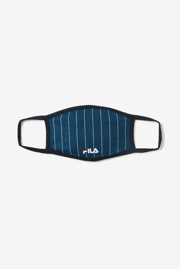 Fila UK Pin Stripe Cloth Face Mask Navy