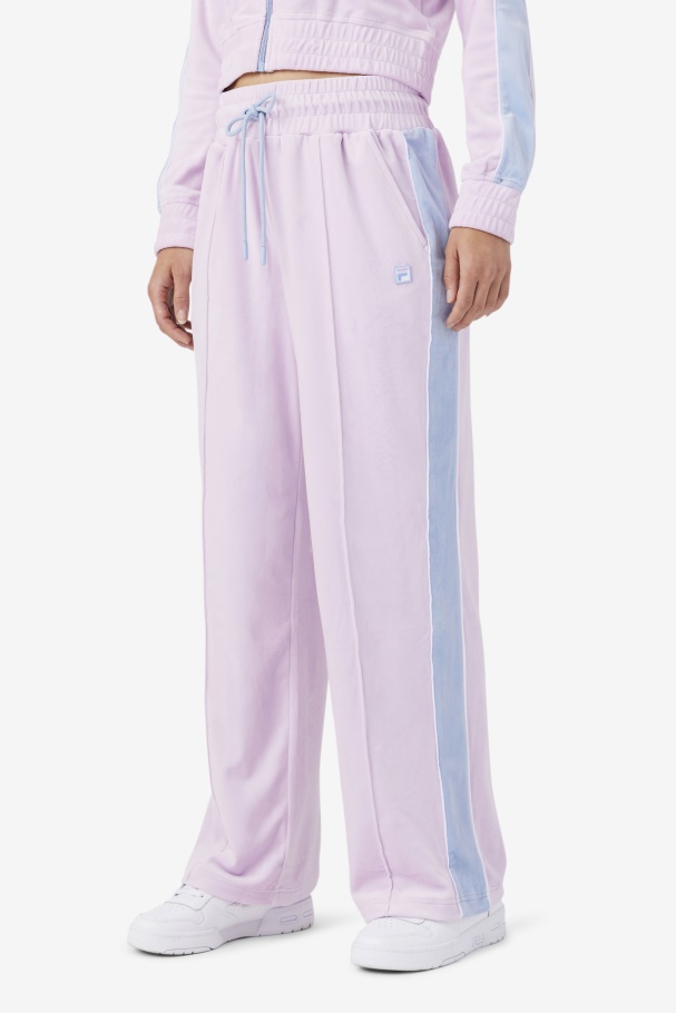 Fila UK Valery Velour Pant Orchid/Blue/White
