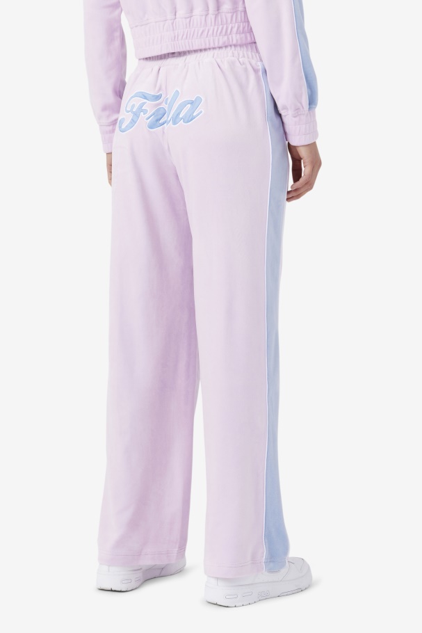 Fila UK Valery Velour Pant Orchid/Blue/White