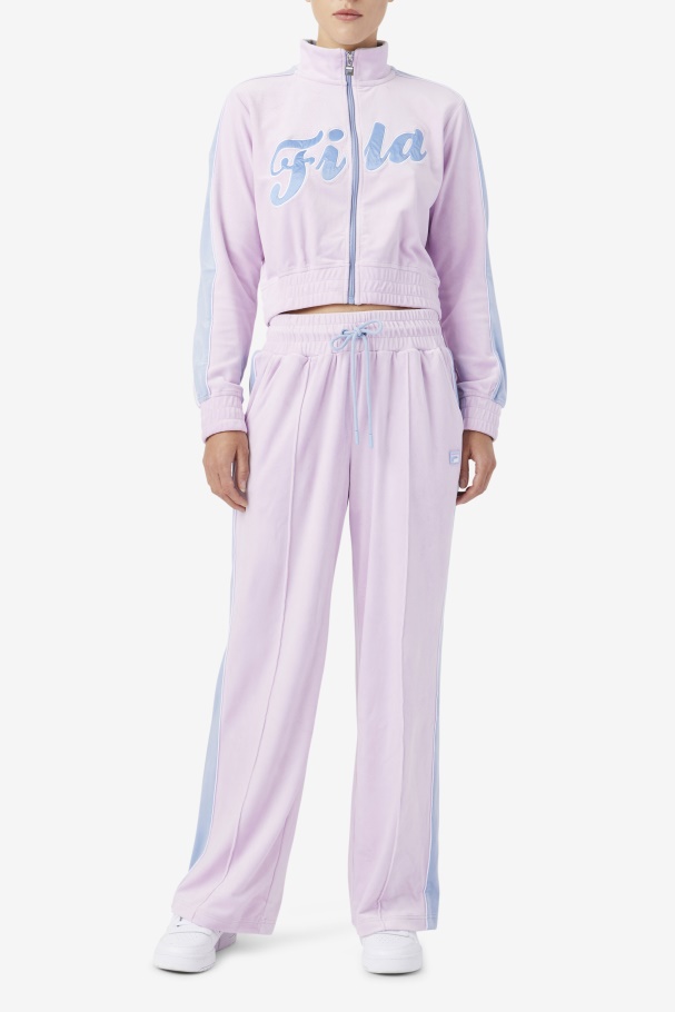 Fila UK Valery Velour Pant Orchid/Blue/White