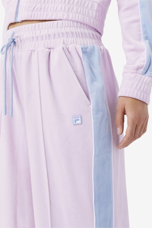 Fila UK Valery Velour Pant Orchid/Blue/White