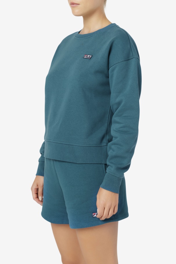 Blue Coral Fila UK Stina Crew