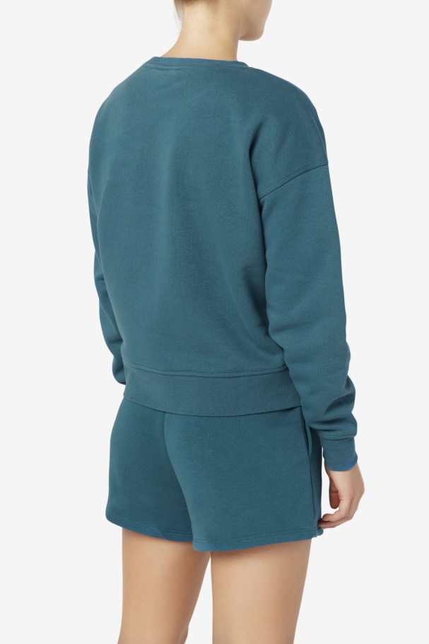 Blue Coral Fila UK Stina Crew