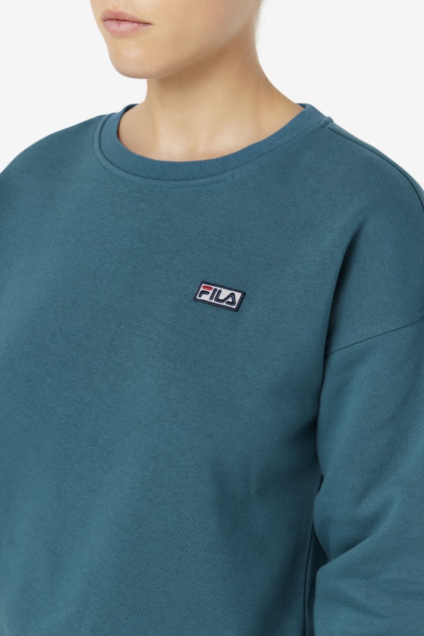 Blue Coral Fila UK Stina Crew