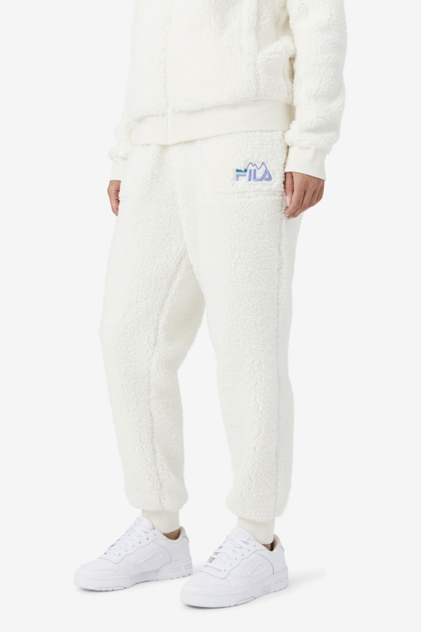 Fila UK Egret/Jacaranda/Deep Lake Freyja Sherpa Jogger