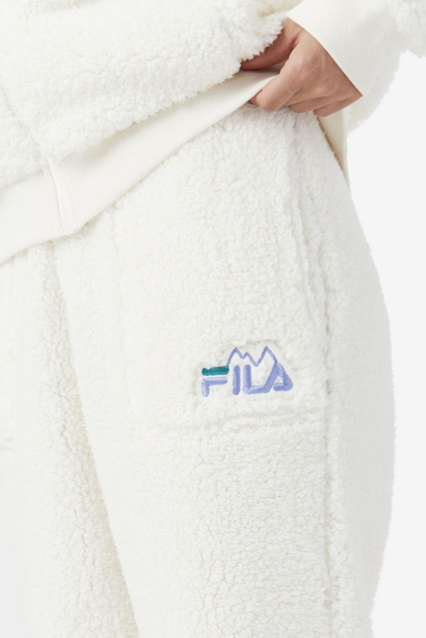Fila UK Egret/Jacaranda/Deep Lake Freyja Sherpa Jogger