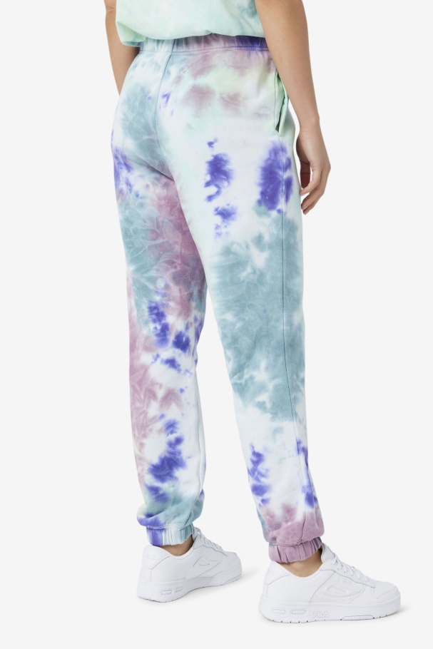 Raleigh Tie Dye Jogger Fila UK Aruba Blue Tie Dye
