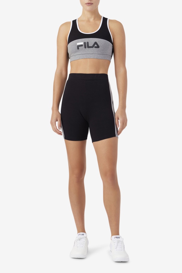 Kairi Bra Top Fila UK Black/Heather/White