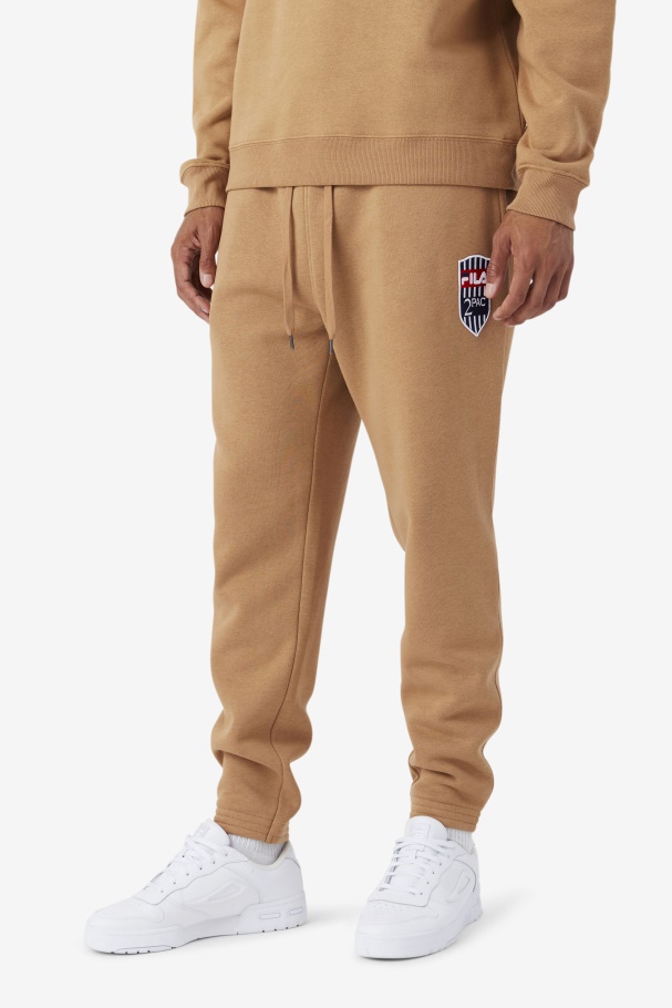 2Pac Patch Jogger Fila UK Tobacco Brown