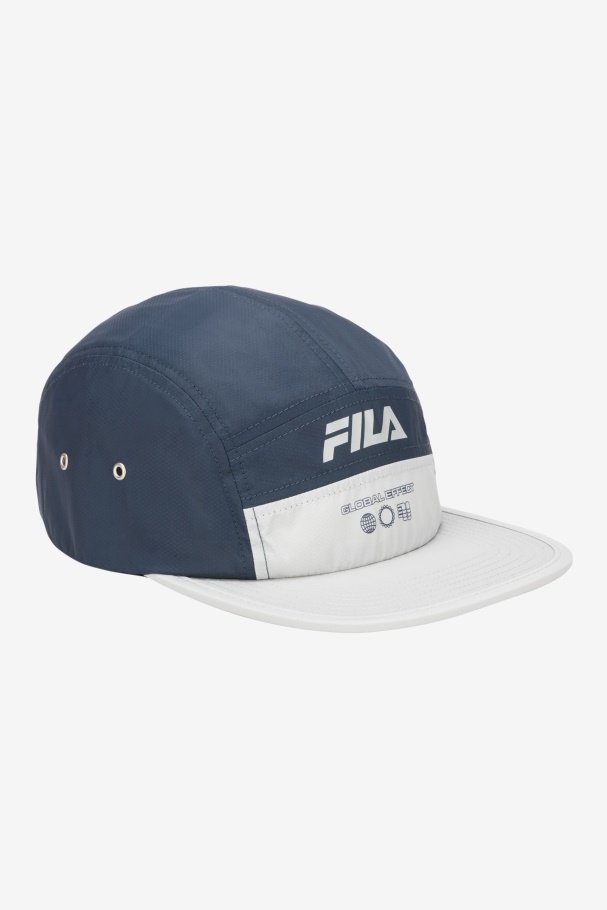 Fila UK Navy/Stone 5 Panel Camper Hat