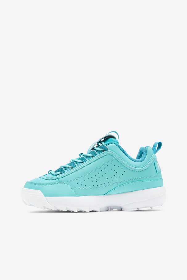 Blue/Turquoise Tonic/White Women\'s Disruptor 2 Premium Fila UK