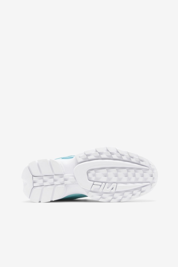 Blue/Turquoise Tonic/White Women\'s Disruptor 2 Premium Fila UK