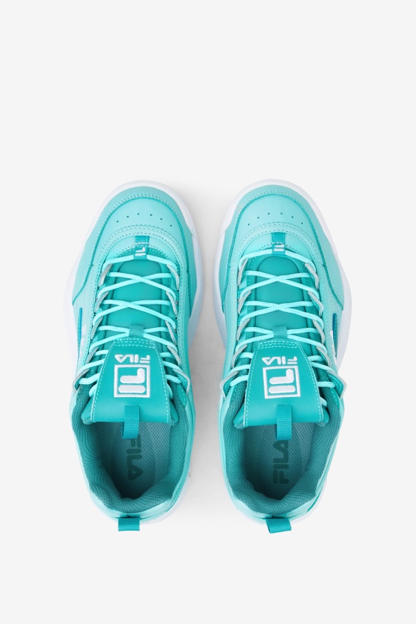 Blue/Turquoise Tonic/White Women\'s Disruptor 2 Premium Fila UK