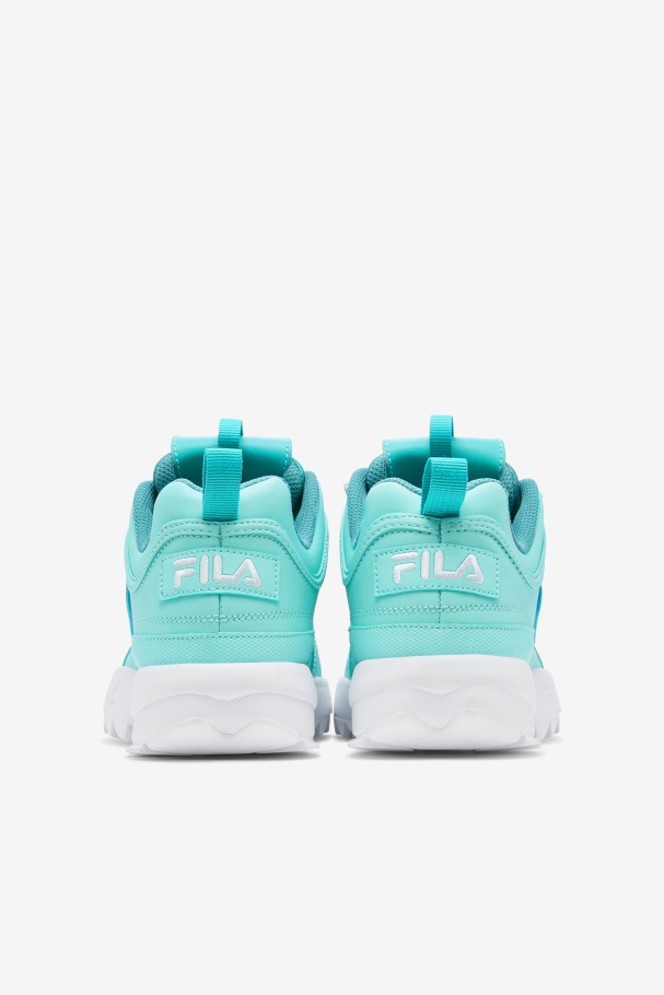 Blue/Turquoise Tonic/White Women\'s Disruptor 2 Premium Fila UK
