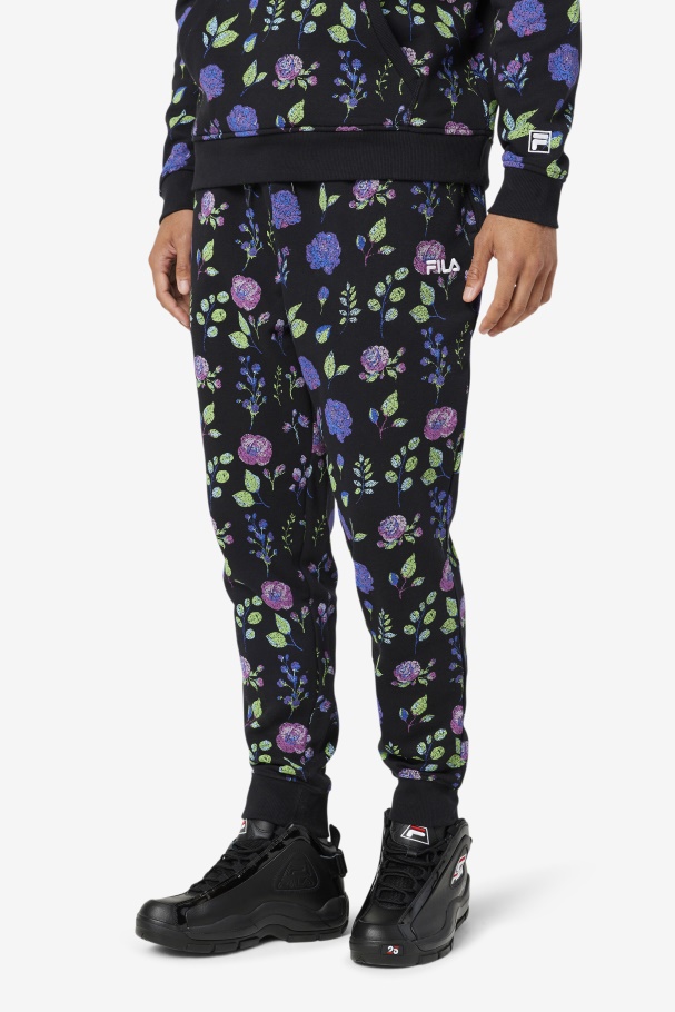 Fila UK Hemlock Jogger Black/Floral Print