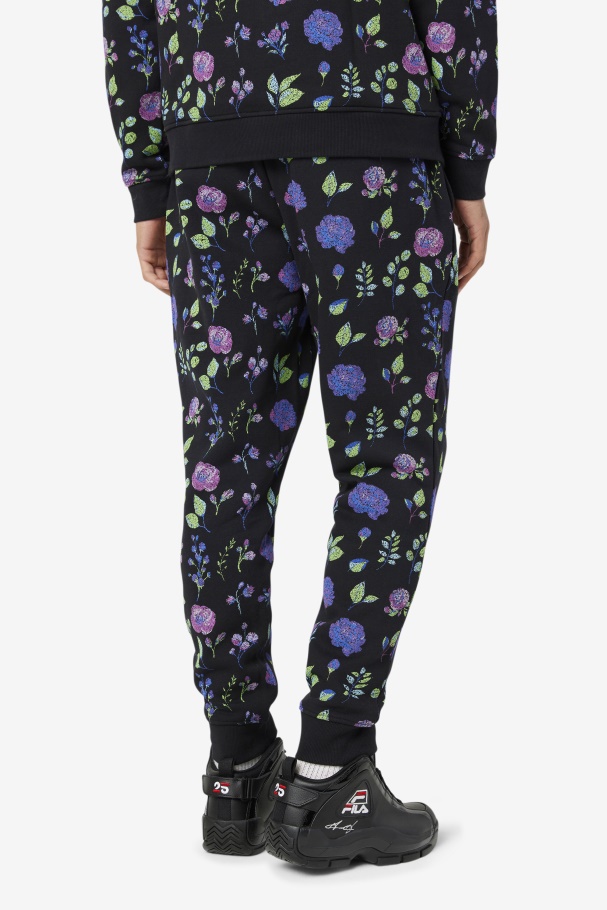 Fila UK Hemlock Jogger Black/Floral Print