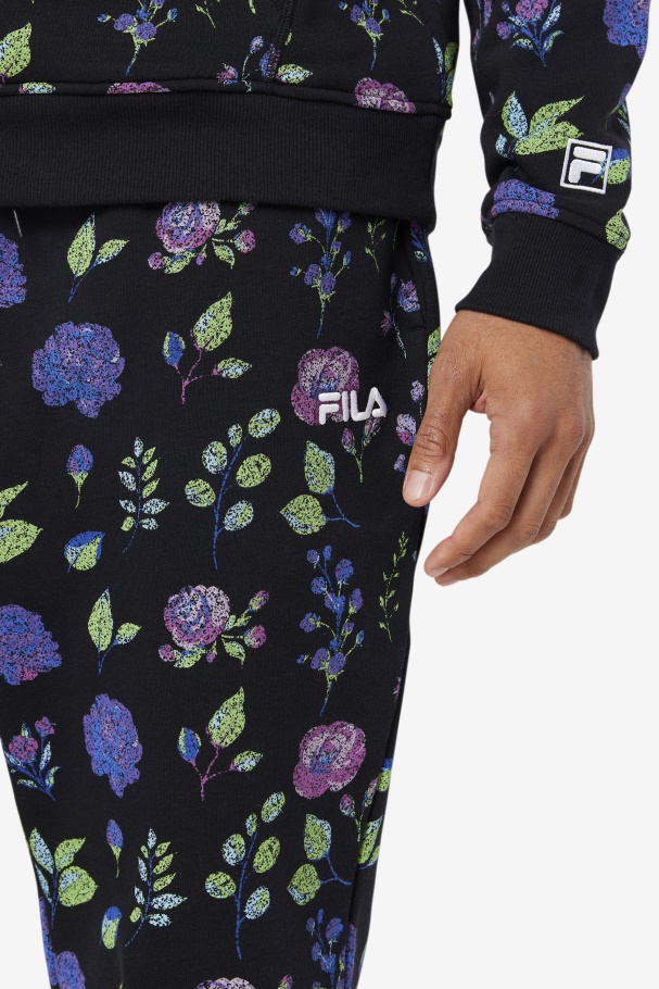 Fila UK Hemlock Jogger Black/Floral Print