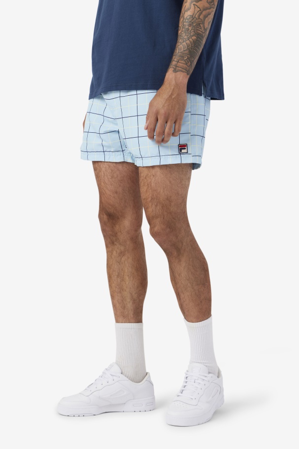 Fila UK Blue/Navy/Tender Yellow Linecall Swim Short