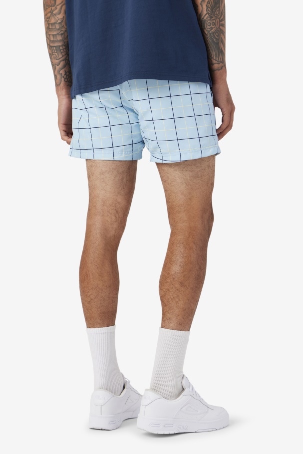 Fila UK Blue/Navy/Tender Yellow Linecall Swim Short