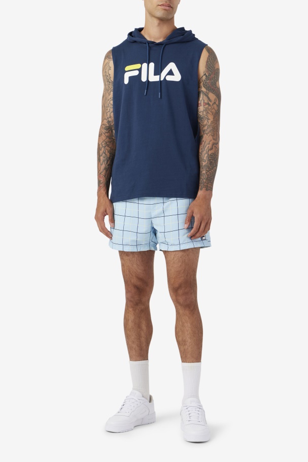 Fila UK Blue/Navy/Tender Yellow Linecall Swim Short