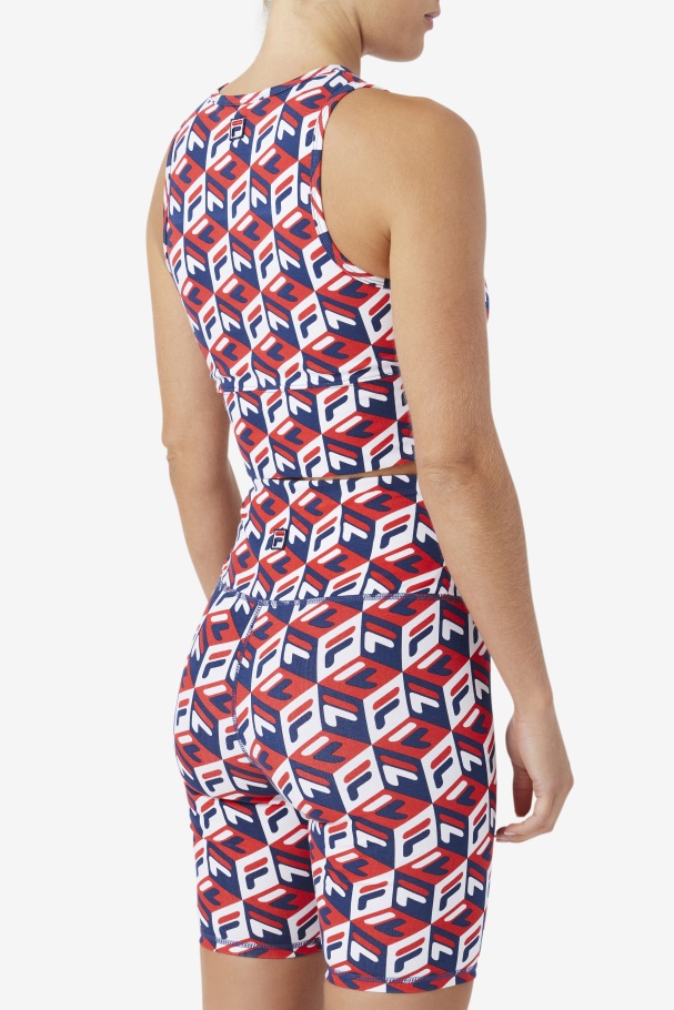 Fila UK Emmaline Tank Red/Navy/White