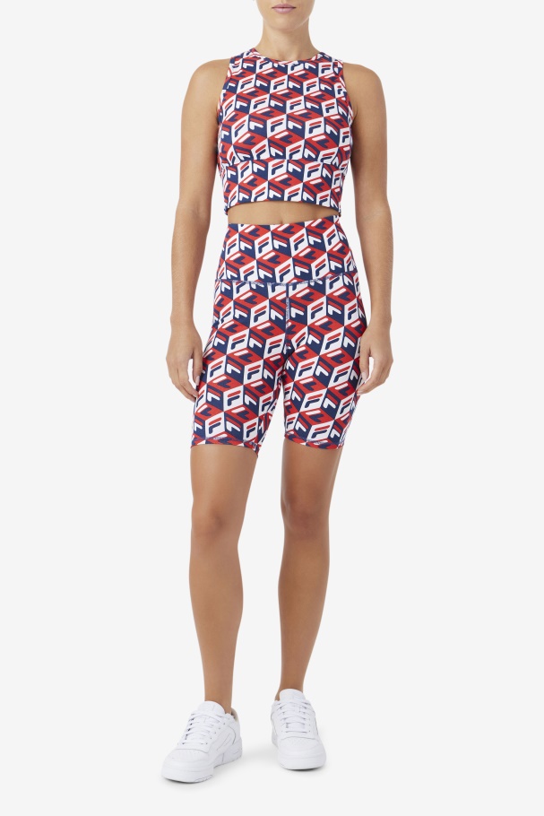 Fila UK Emmaline Tank Red/Navy/White