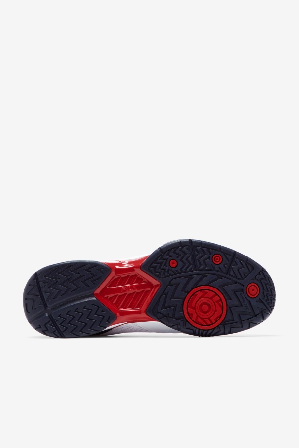 Fila UK White/Navy/Red Men\'s volley zone