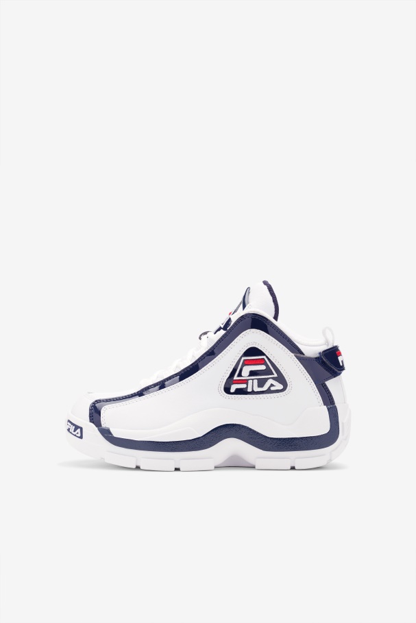 White/Navy/Red big kids\' Grant Hill 2 Fila UK