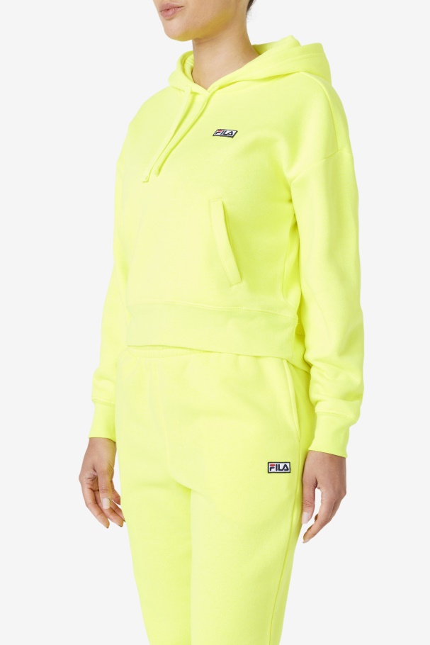 Marina Hoodie Fila UK Yellow