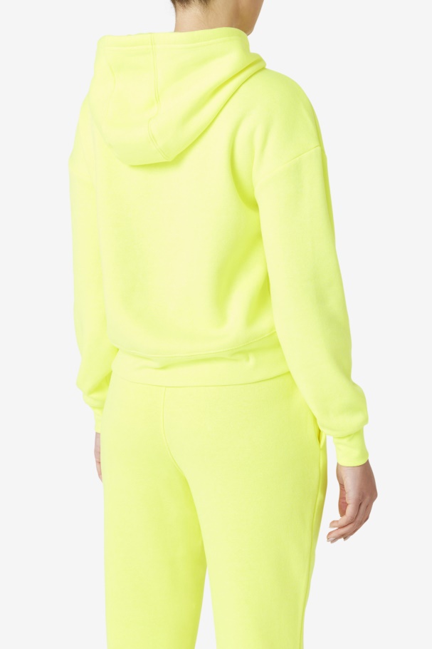 Marina Hoodie Fila UK Yellow
