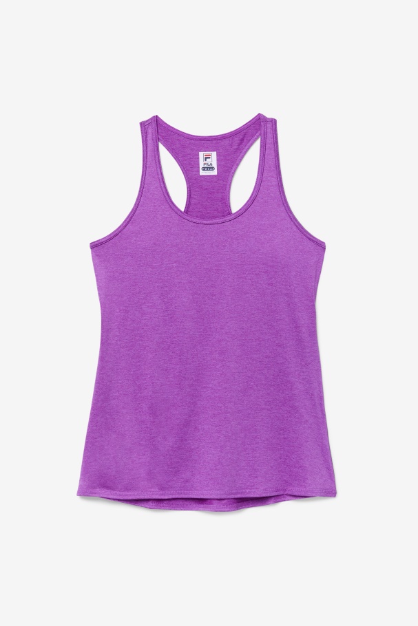 Pickleball Racerback Tank Purple Cactus Heather Fila UK