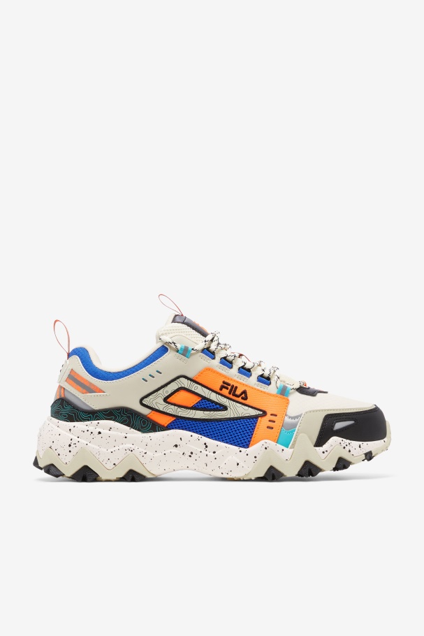 Men's Oakmont Tr Turtledove/Black/Gardenia Fila UK