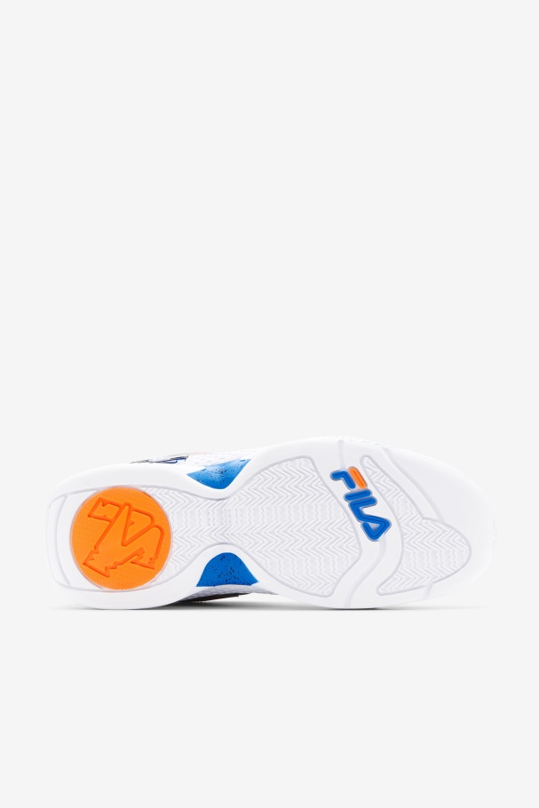 Fila UK White/Orange/Blue Men\'s Grant Hill 3