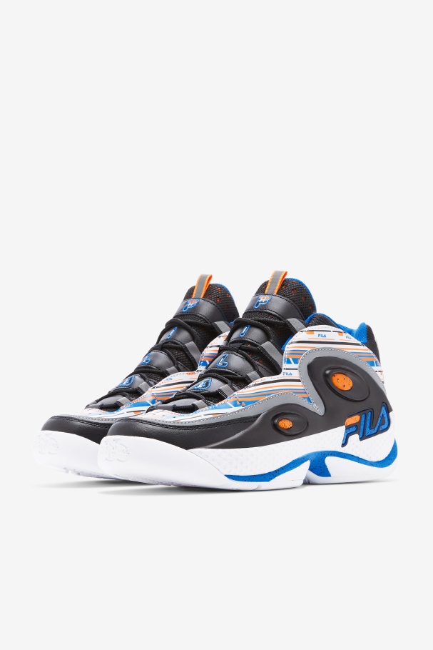 Fila UK White/Orange/Blue Men\'s Grant Hill 3