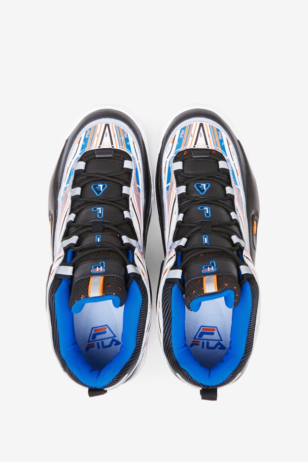 Fila UK White/Orange/Blue Men\'s Grant Hill 3