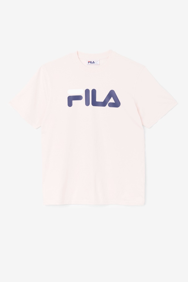 Men's Eagle Tee Pink/Navy/White Fila UK
