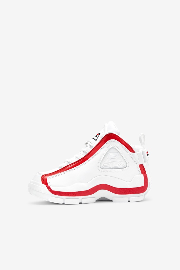 big kids\' Grant Hill 2 White/Red/Black Fila UK