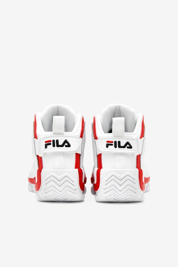 big kids\' Grant Hill 2 White/Red/Black Fila UK