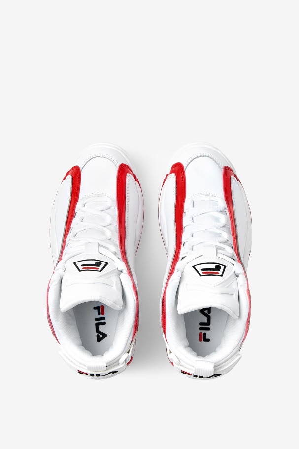 big kids\' Grant Hill 2 White/Red/Black Fila UK