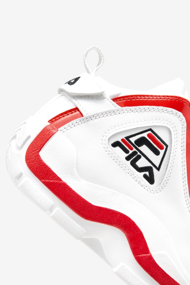 big kids\' Grant Hill 2 White/Red/Black Fila UK
