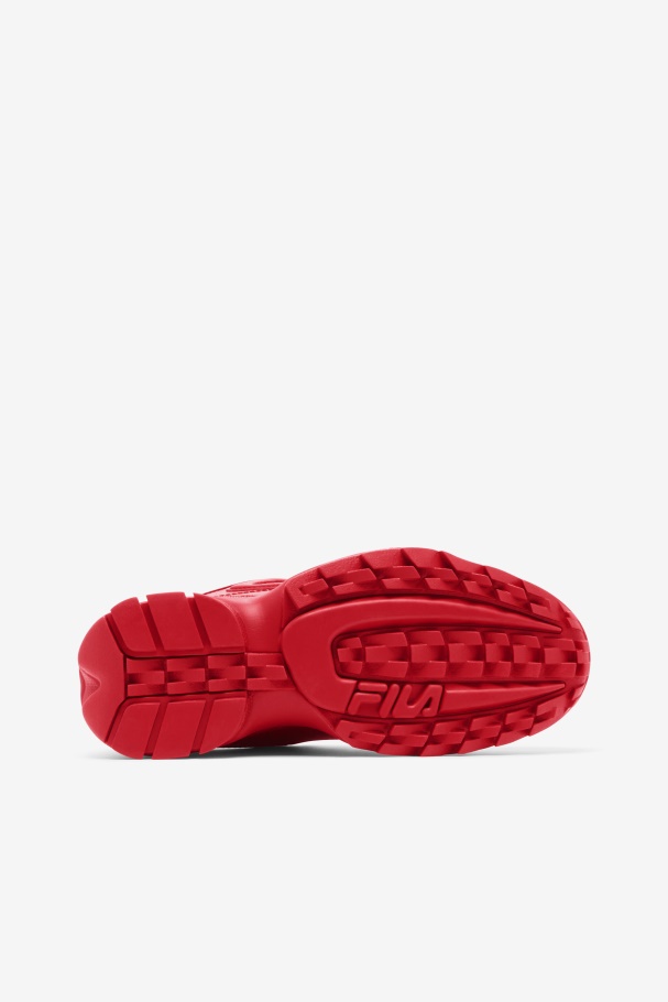 Red Fila UK Women\'s Disruptor 2 Premium
