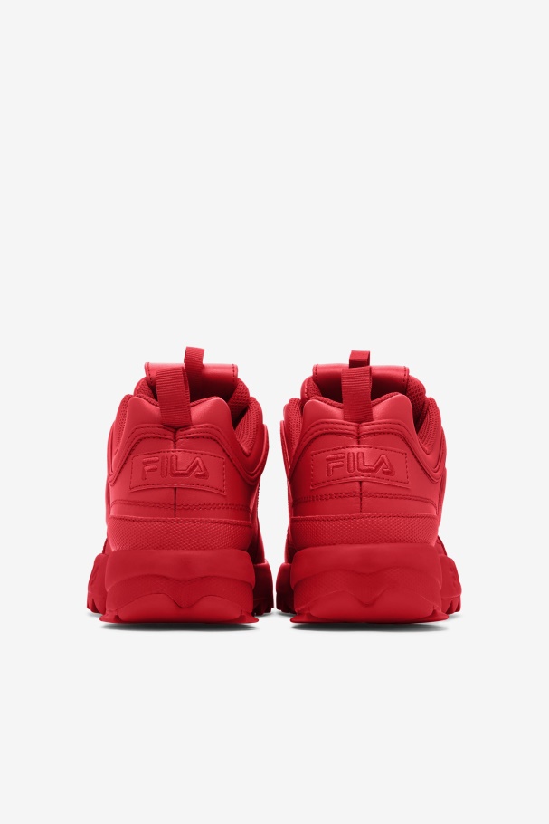 Red Fila UK Women\'s Disruptor 2 Premium
