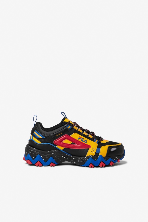 Fila UK Black/Gold/Red Big Kids' Oakmont Tr