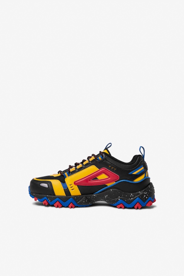 Fila UK Black/Gold/Red Big Kids\' Oakmont Tr