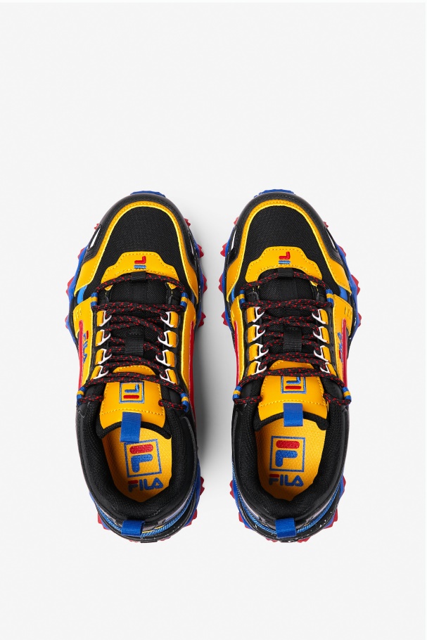 Fila UK Black/Gold/Red Big Kids\' Oakmont Tr